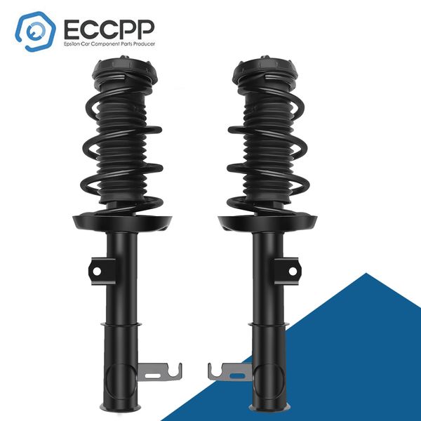 (2) For 2011-2012 Chevrolet Cruze Front Complete Struts & Coil Spring Assemblies
