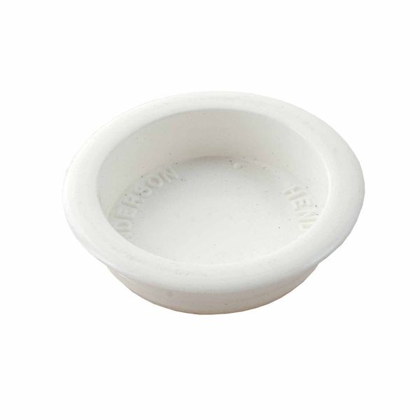 Henderson Finger Pull for Sliding Doors, 30mm, White Nylon