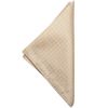 TIES R US Champagne and White polka dot Pocket Square