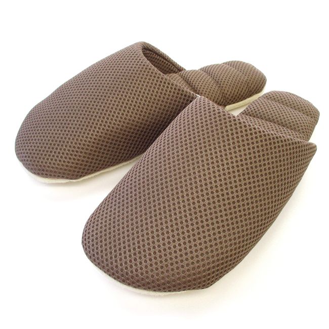 Okumura Slippers JyabJyab Mesh L Brown AAAA9005BR