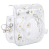Longzhuo Mini Camera Case for Instax Mini 11/9/8 Instant Camera, Transparent Small Camera Bag PVC Case with Adjustable Shoulder Strap, Mini Camera Protective Case