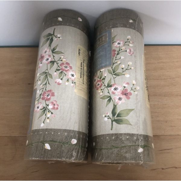 2 Rolls Vintage Jubilee Wallpaper Border Cherry Blossom Design Pre-Pasted Vinyl