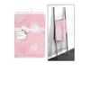 First Steps Pink Baby Blanket 75X100CM Heart Design