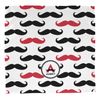 Personalized Mustache Print Washcloth