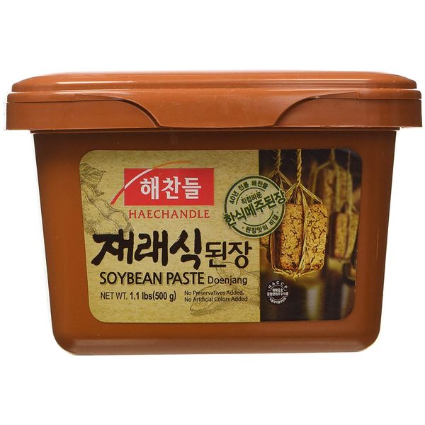 Jaeraesik Soybean Paste (1.1 lb) By CJ Haechandle (Pack of 6)