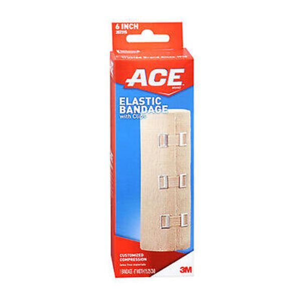 Ace Elastic Bandage With Clips  1 Each By Ace