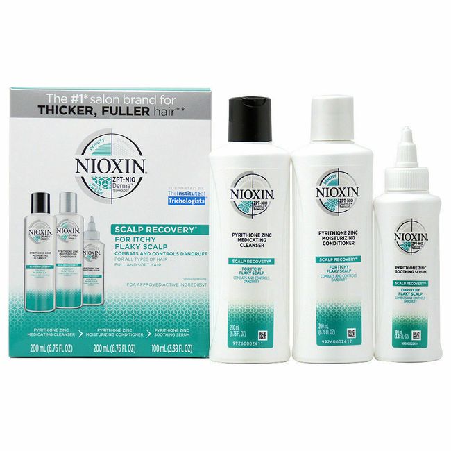 Nioxin Scalp Recovery Kit For Itchy Flaky Scalp (Shampoo, Conditioner & Serum)