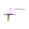 Gardinia Cadenza White Left Hand Window Handle 48mm Spade