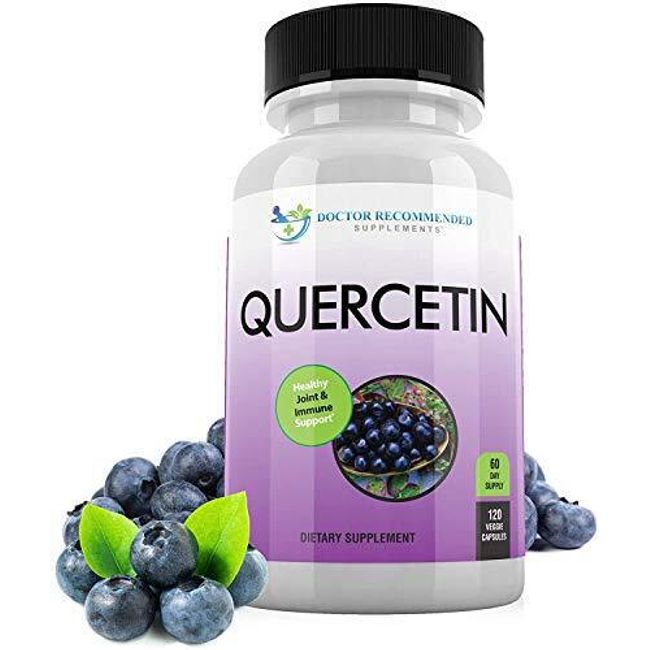 Quercetin 1000mg Per Serving - 120 Veggie Capsules, Vitamin Supplement