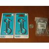 Lot Ceiling Hooks: 10 True Value Hardware 2 &9/16in hooks & 4 Liberty 3 in hooks