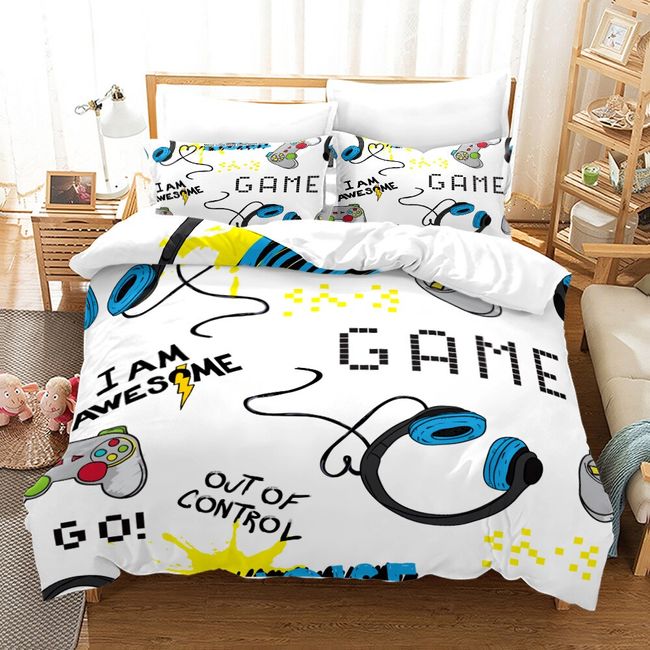 PlayStation Controller Shaped Pillow, 100% Microfiber, Gaming Bedding