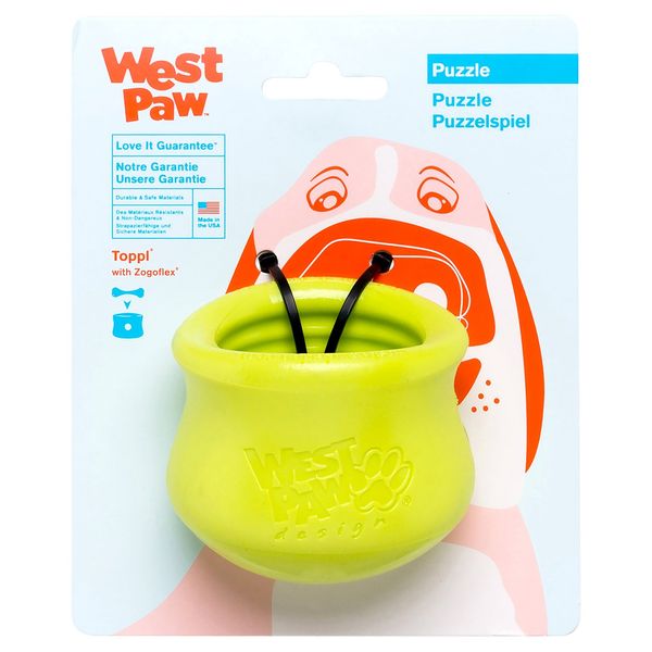 West Paw Zogoflex Toppl (S, Green)