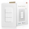 Smart Light Switch, Double Smart WiFi Light Switches, Single Pole Smart Switch, Smart Switch 3 Gang Compatible with Alexa Google Assistant