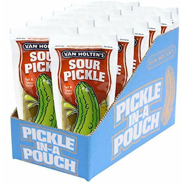 Van Holten's - Pickle-In-A-Pouch Jumbo Sour Pickles - 12 Pack