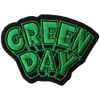 Green Day Dookie Woven Logo Iron On Patch (One Size) (Black/Green)