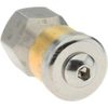 PRO SOURCE 3,000 psi Rotating, Stainless Steel, Sewer Pressure Washer Nozzle ...