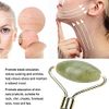 fuvooi Jade Roller Gua Sha Set,Jade Roller Facial Roller,Face Roller Massager, Face Massager Roller, Skin Care Tools (5 in 1)