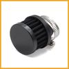 Partuto Black 25mm Inlet Dia Air Intake Filter Cleaner w Adjustable Clamp Replacement
