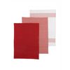 Progress MFPRO10891R Practical Tea Towels, Set of Three, Red
