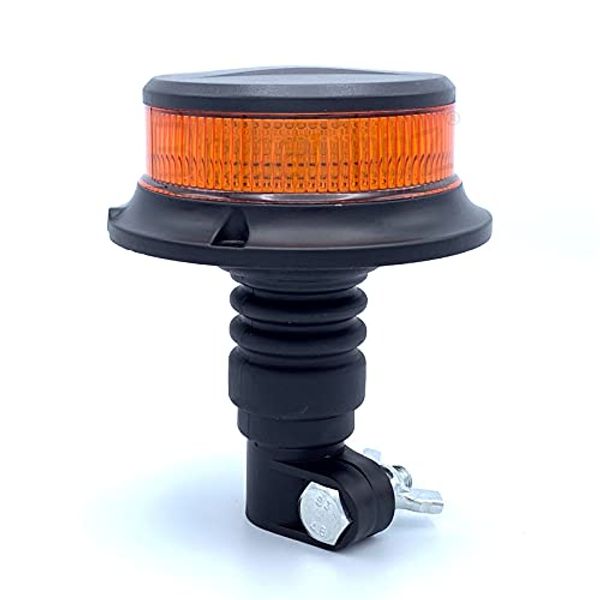 LED Micro Beacon R65 Amber Flexible DIN Pole Mount 12V/24V …