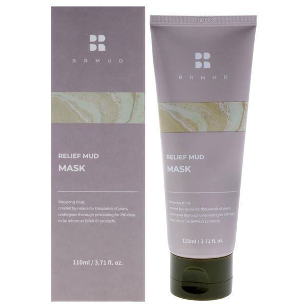 Brmud Relief Mud Mask for Unisex - 3.71 oz Mask