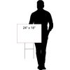 IV HYDRATION BLACK BORDER - Single Sided Yard Sign ROAD SIGN with Stand