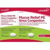 Mucus Relief PE Sinus Congestion Expectorant/ Sinus Congestion 50 Tablet
