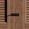 Black Shepherds Crook Straight Bolt Lock Cabinet Hinge Bolt Renovators Supply