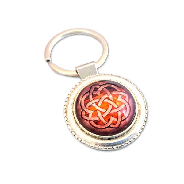 Celtic Knot Keychain Charm for Handbags Key Fob