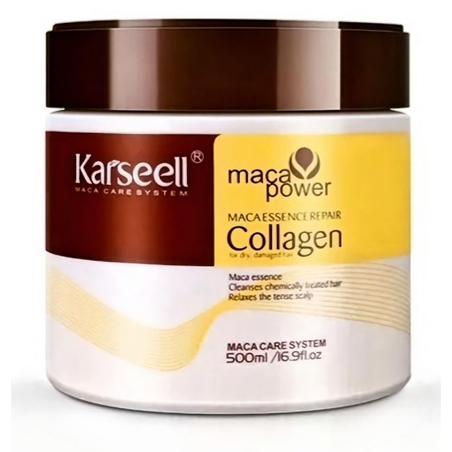 Karseell Hair Repair Mask - Deep Conditioning MACA Collagen for Dry Damaged Hair (16.9 fl oz)