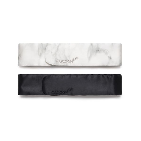 Cocoonzzz Mulberry Silk Headband (Marble Grey)