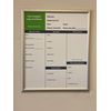 22x28 Silver Aluminum Snap Frame 1.0" Profile, Wall Mounted