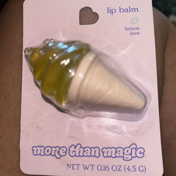 More Than Magic Ice Cream Cone Lip Balm Lemon Love, New & SEALED! RARE HTF