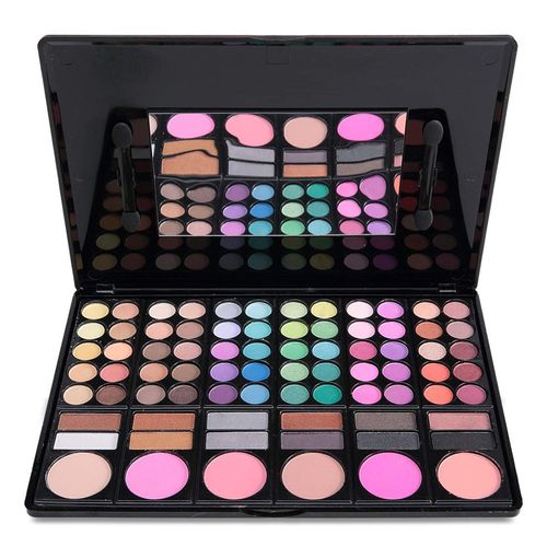 FantasyDay Pro Makeup Gift Set All In One Makeup Palette Cosmetic Contouring Kit 78 Colors Eyeshadow Palette with Blush, Face Powder and Lip Gloss #1 - Ideal Gift for Holiday
