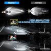 H4 HB2 LED Headlight Bulbs Bright High/Low Beam Conversion Optimal Driving 2X