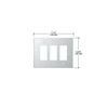 CRL Clear Triple Designer Acrylic Mirror Plate PMP302