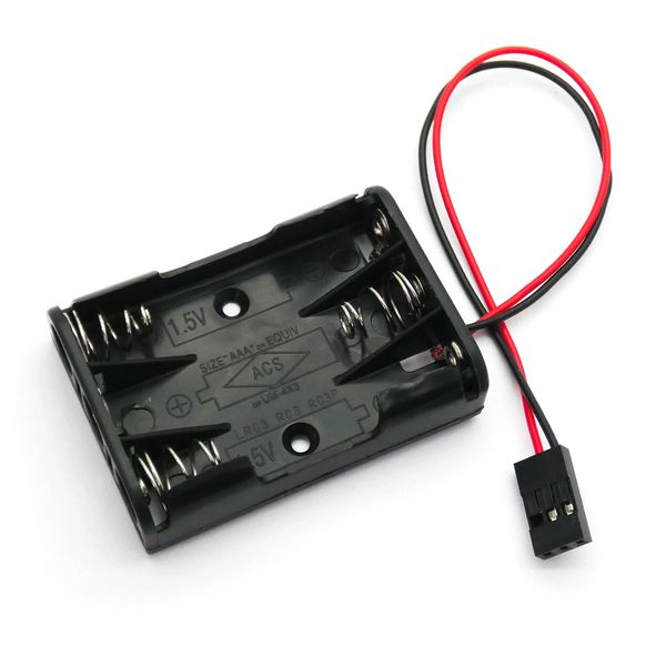 3xAAA Battery Holder Case Pack (Servo Plug)