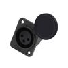 Mobility Scooter Charging Port Socket Replacement with Cover Charger Spare Part