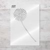 The Stencil Studio Gerbera Flower Stem Reusable Stencil - Size Extra Small (A5) (10088XS)