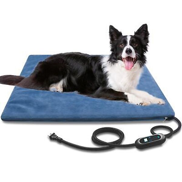 Medium Size Pet Heated Pad Electric Heating Pad for Dogs, Waterproof Dog Cat ...