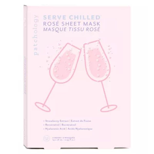 Patchology Serve Chilled Rose Sheet Mask 4 Pack