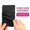 Teenitor 20 Pieces Wigs Cap, Black Stocking Caps, Stretchy Nylon Caps for Wig, Wig Stocking Caps for Women