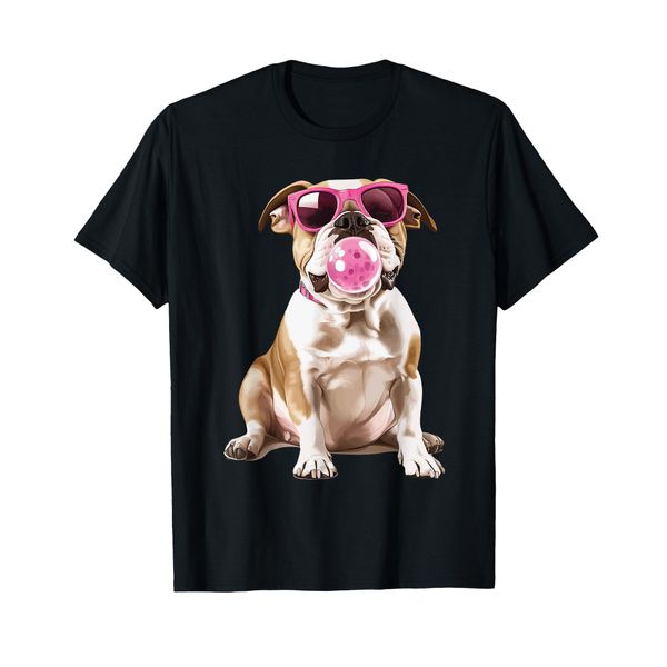 Bulldog Chewing Gum T-Shirt, black, S