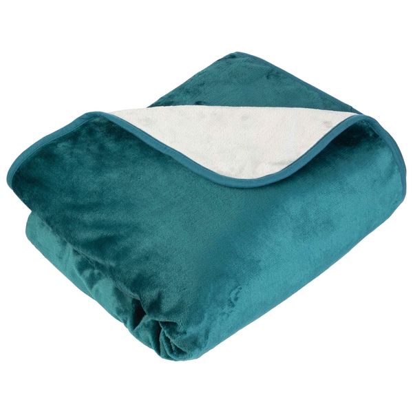 Lavish Home 80x80 Waterproof Blanket for Kids, Pets, and Outdoors (Green)