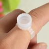 Tattoo Ink Cap, 100/200/500pcs Disposable Tattoo Ink Ring Cups Plastic Microblading Pigment Accessories Holder for Tattoo Ink (76g (100pcs))