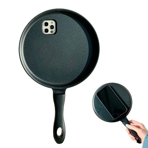 Frying Pan Phone Case, Creative Ugly Phone Case for iPhone 13/Iphone14/Iphone12/Iphone11, Ugly Phone Mobile Phone Cases (for iPhone 14 Pro MAX)