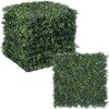 24PCS Artificial Grass Garden Privacy Screen Garden Home Backdrop Wall Decor