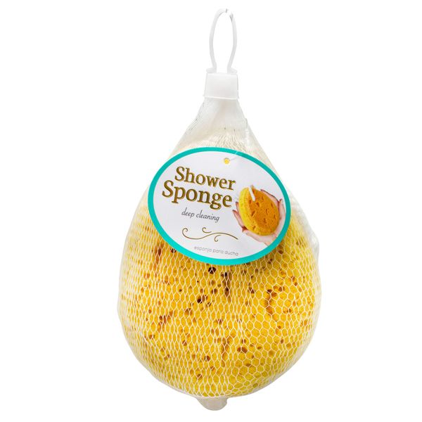 Jacent Deep Cleaning Sea Foam Bath and Body Sponge, 1-Pack