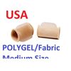Natra Cure Gel Toe Spreader With Ribbed Fabric POLYGEL M Pair