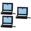 Set of 3 Laptops for Wrestling Action Figures